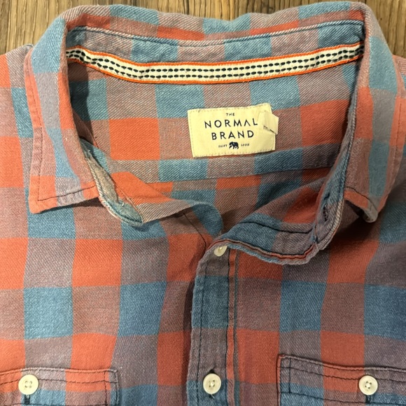 The Normal Brand Men’s M Vintage Buffalo Button down flannel shirt - Picture 4 of 4
